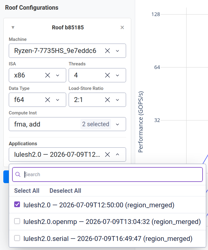 Application Selection Box